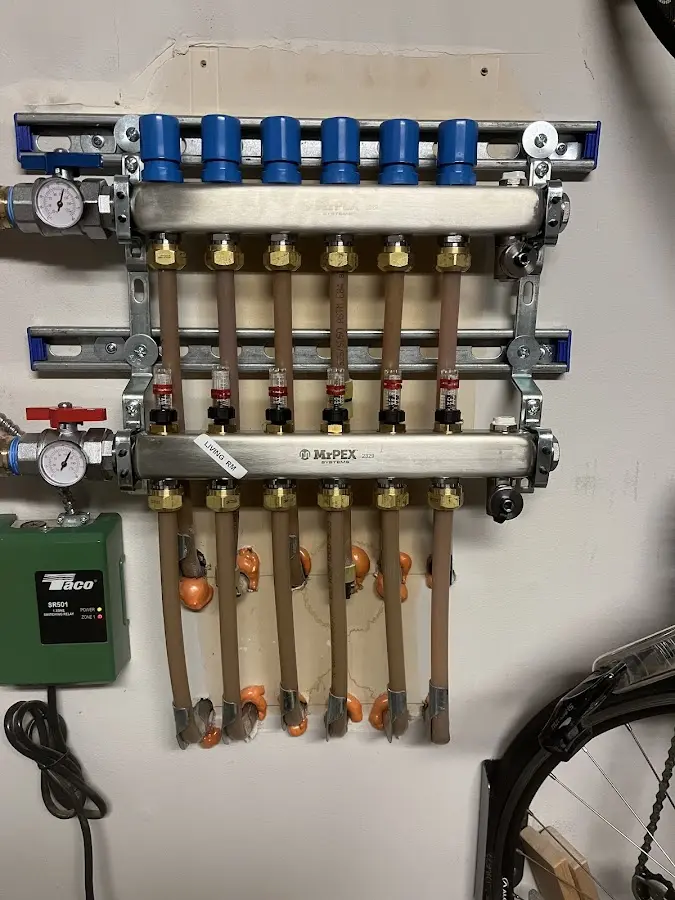 Plumber performing Leak Detection at a residential property in Brownfield